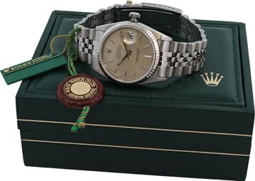 Rolex Datejust 16234 Stainless Steel Silver dial 36mm Automatic watch