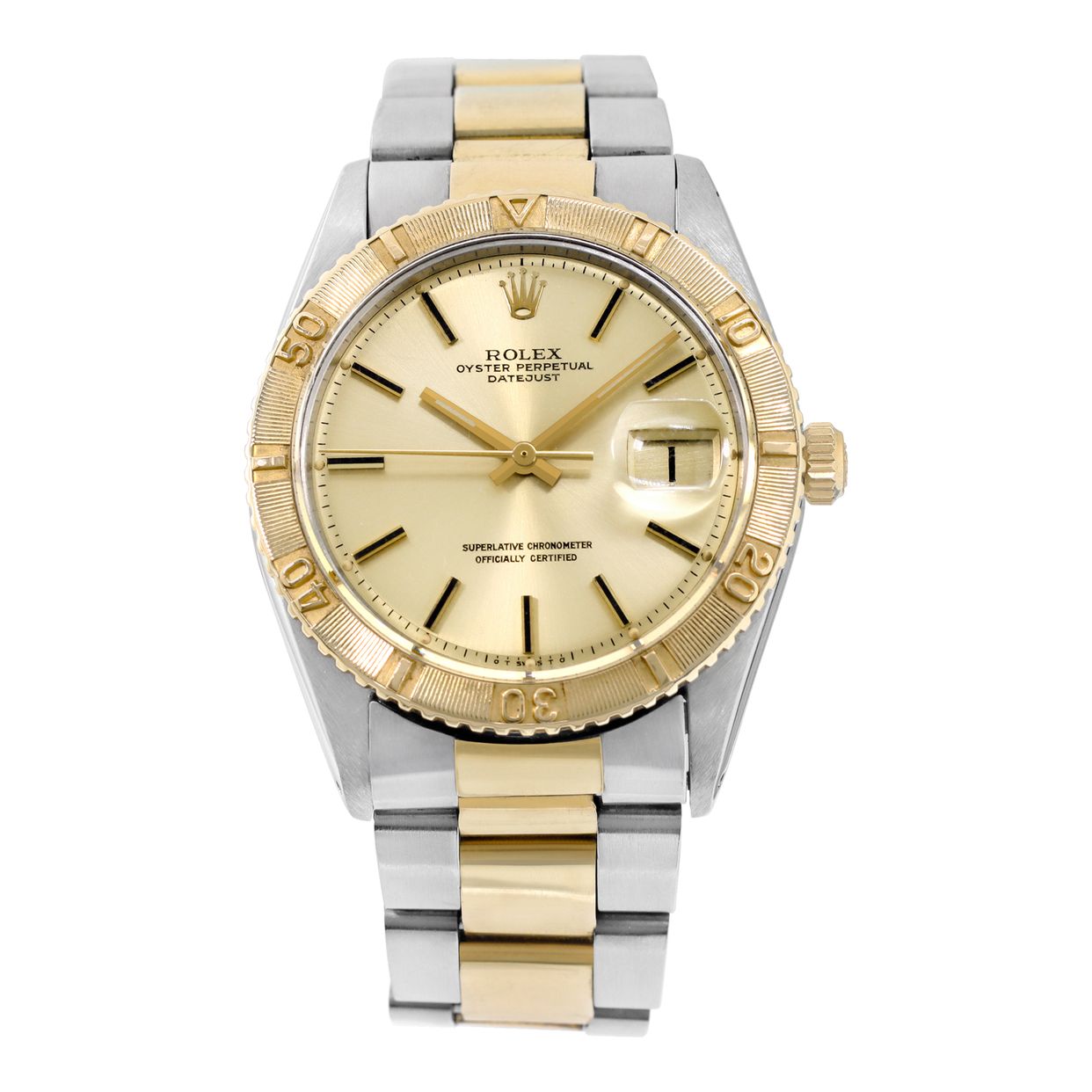 Pre-owned Rolex Datejust 1625 stainless steel 36mm auto watc