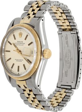 Rolex Datejust 6305 18k & steel 36mm auto watch