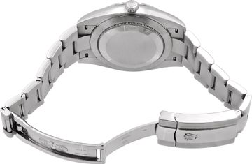 Rolex Datejust 41mm in stainless steel rhodium diamond dial