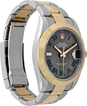 Rolex Datejust 41mm Wimbeldon in stainless steel and 18k yellow gold