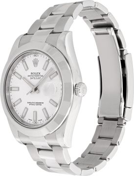 Rolex Datejust 116300 Stainless Steel    White dial 41mm Automatic watch