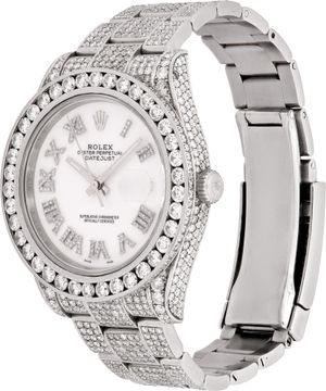 Rolex Datejust 41mm Custom pave diamond case