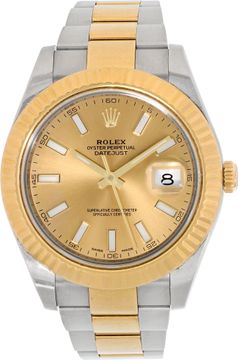 Rolex Datejust 116333 Stainless Steel Champagne dial 41mm Automatic watch