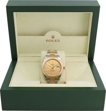 Rolex Datejust 116333 Stainless Steel Champagne dial 41mm Automatic watch