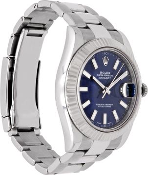 Rolex Datejust 41mm statinless steel with blue dial