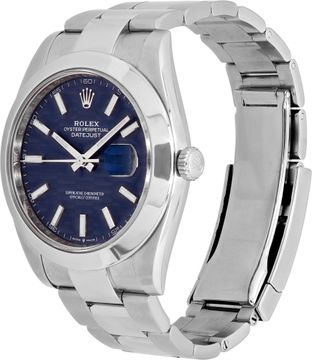 Rolex Datejust 126300 Stainless Steel Blue dial 41mm Automatic watch