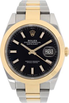 Rolex Datejust 126303 18k & steel 41mm auto watch