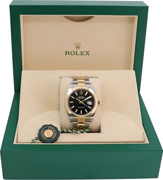 Rolex Datejust 126303 18k & steel 41mm auto watch