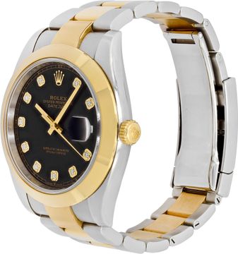 Rolex Datejust 126303 18k & steel 41mm auto watch