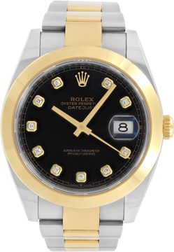Rolex Datejust 126303 18k & steel 41mm auto watch