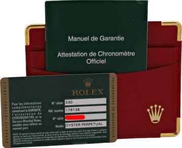 Rolex Datejust 179138 18k 26mm auto watch