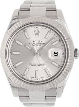 Rolex Datejust II 116334 Stainless Steel Silver dial 41mm Automatic watch Rolex Datejust II 41mm 116334