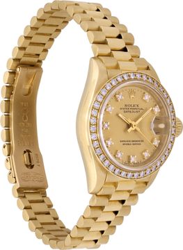 Rolex Datejust 69178 18k Yellow Gold 26mm auto watch