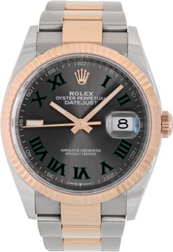 Rolex Datejust two-tone wimbledon dial