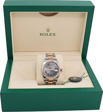 Rolex Datejust two-tone wimbledon dial