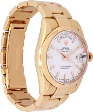Rolex Day-Date 118205 18k rose gold 36mm auto watch