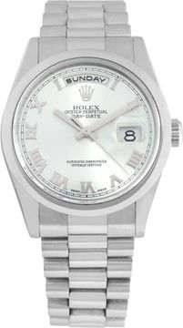 Rolex Day-Date 118206 Platinum 36mm auto watch