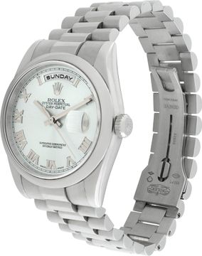 Rolex Day-Date 118206 Platinum 36mm auto watch