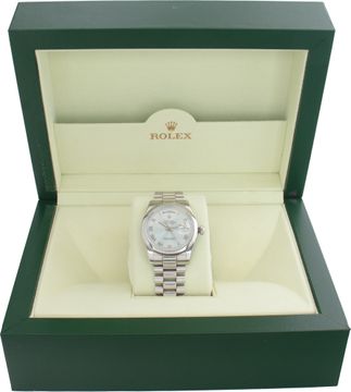Rolex Day-Date 118206 Platinum 36mm auto watch