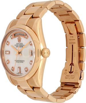 Rolex Day-Date 118235 18k rose gold 36mm auto watch