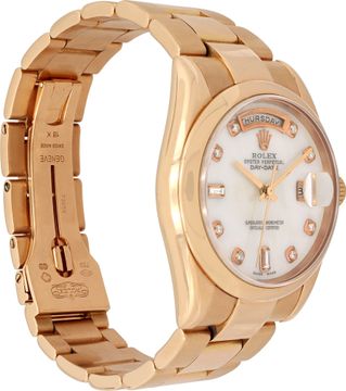 Rolex Day-Date 118235 18k rose gold 36mm auto watch