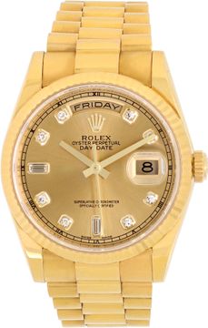 Rolex Day-Date 118238 18k 36mm auto watch