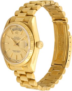 Rolex Day-Date 18038 18k Yellow Gold Gold dial 36mm Automatic watch