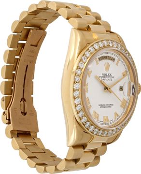 Rolex Day-Date 18038 18k 36mm auto watch