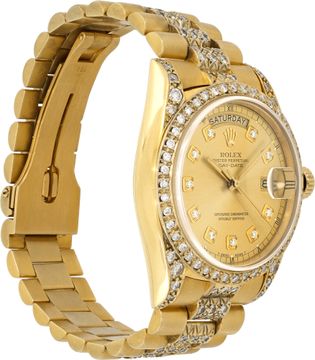 Rolex Day-Date 18038 18k 36mm auto watch