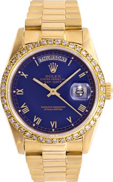 Rolex Day-Date in 18k yellow gold ref-18038
