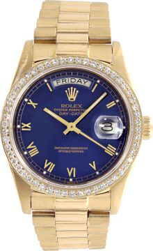 Rolex Day-Date in 18k yellow gold ref-18038