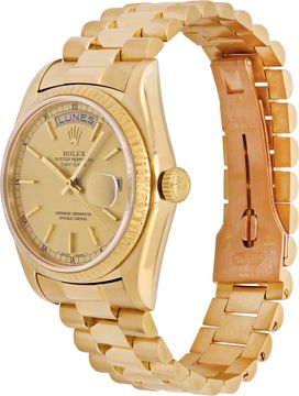 Rolex Day-Date 18038 18k 36mm auto watch