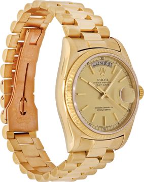 Rolex Day-Date 18038 18k 36mm auto watch