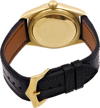Rolex Day-Date 18038 18k Yellow Gold Black dial 36mm Automatic watch