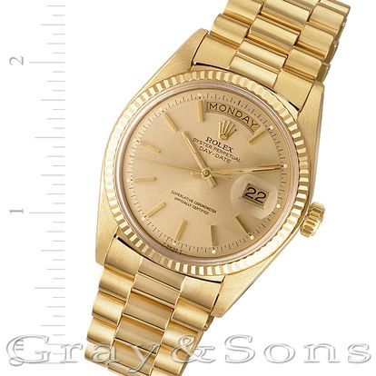 Preowned Rolex Day-Date 1803 18k 36mm auto W515462 | Gray & Sons
