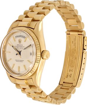 Rolex Day-Date 1803 18k Yellow Gold Silver dial 36mm Automatic watch