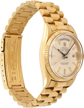 Rolex Day-Date 1803 18k Yellow Gold Silver dial 36mm Automatic watch