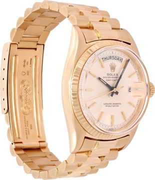 Rolex Day-Date 1803 18k Yellow Gold Silver dial 36mm Automatic watch