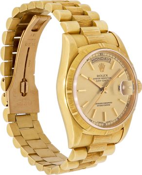 Rolex Day-Date in 18k yellow gold ref-18248
