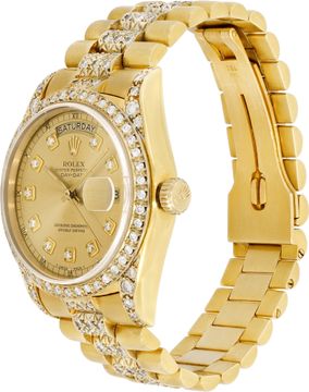 Rolex Day-Date 18038 18k 36mm auto watch