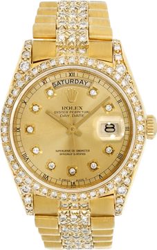 Rolex Day-Date 18038 18k 36mm auto watch