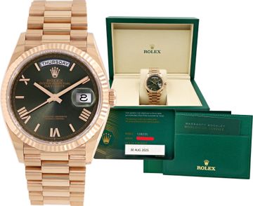 Rolex Day-Date "Olive Green Dial" 36mm 128235