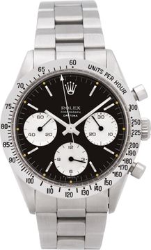 Rolex Daytona 6239 Stainless Steel Black dial 36mm Manual watch