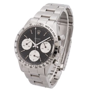 Rolex Daytona 6239 Stainless Steel Black dial 36mm Manual watch