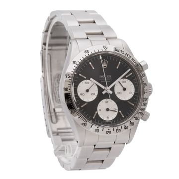 Rolex Daytona 6239 Stainless Steel Black dial 36mm Manual watch