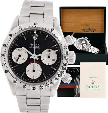 Rolex Daytona 6265 Stainless Steel 37mm auto watch Rolex Daytona 37mm 6265 Mens Watch Collection