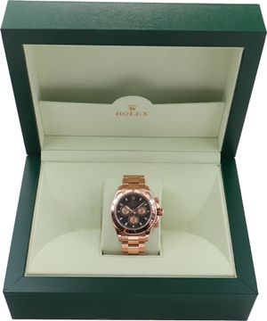 Rolex Daytona 116505 18k rose gold 40mm auto watch