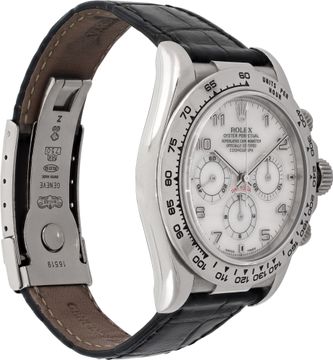 Rolex Daytona 16519 18k White Gold Mother Of Pearl dial 40mm Automatic watch