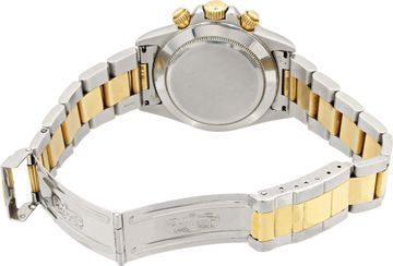Rolex Daytona 16523 18k & steel 40mm auto watch